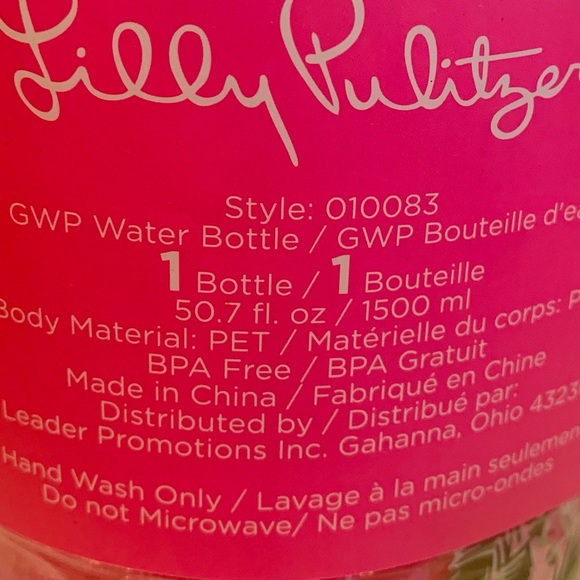 Lilly Pulitzer GWP Water Bottle in Mandevilla Baby Always Worth It- NEW - Picture 14 of 16